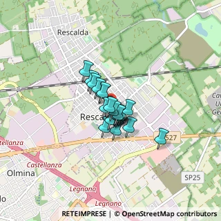 Mappa Via Cesare Beccaria, 20027 Rescaldina MI, Italia (0.433)