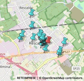 Mappa Via C. Beccaria, 20027 Rescaldina MI, Italia (0.52)