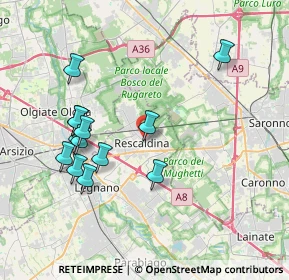 Mappa Via C. Beccaria, 20027 Rescaldina MI, Italia (3.78385)