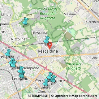Mappa Via Cesare Beccaria, 20027 Rescaldina MI, Italia (3.16364)