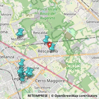 Mappa Via Cesare Beccaria, 20027 Rescaldina MI, Italia (2.80083)
