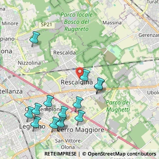 Mappa Via Cesare Beccaria, 20027 Rescaldina MI, Italia (2.50214)