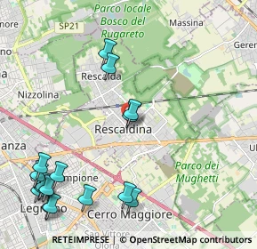 Mappa Via C. Beccaria, 20027 Rescaldina MI, Italia (2.71063)
