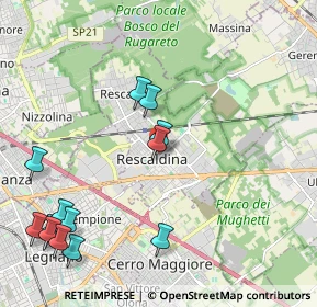 Mappa Via C. Beccaria, 20027 Rescaldina MI, Italia (2.52462)