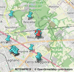 Mappa Via C. Beccaria, 20027 Rescaldina MI, Italia (2.335)