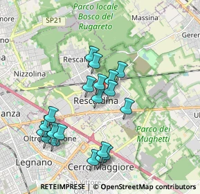 Mappa Via C. Beccaria, 20027 Rescaldina MI, Italia (1.7995)