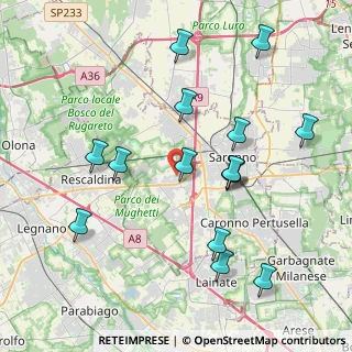 Mappa Via Monte Rosa, 21040 Uboldo VA, Italia (4.16867)