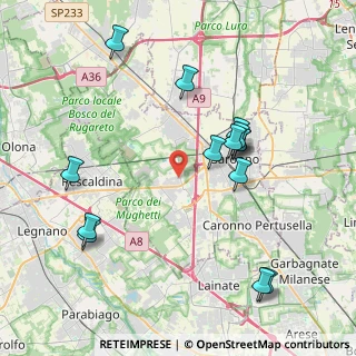 Mappa Via Monte Rosa, 21040 Uboldo VA, Italia (4.24357)