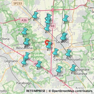 Mappa Via Monte Rosa, 21040 Uboldo VA, Italia (4.11895)