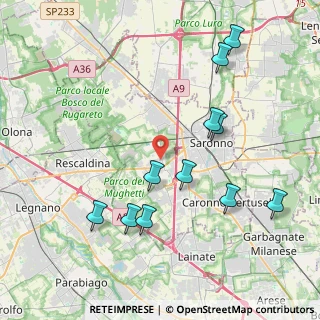 Mappa Via Monte Rosa, 21040 Uboldo VA, Italia (4.26909)