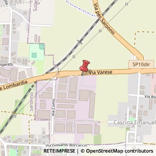 Mappa Via Varese, 209, 20020 Solaro, Milano (Lombardia)