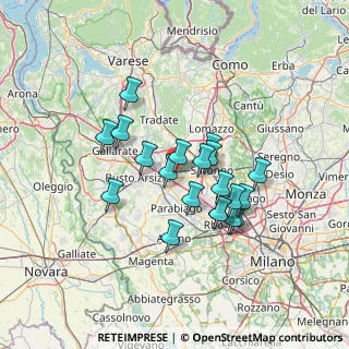 Mappa Via Montegrappa, 20027 Rescaldina MI, Italia (11.2005)