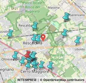 Mappa Via Monza, 20027 Rescaldina MI, Italia (2.3315)