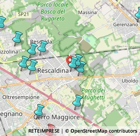 Mappa Via Monza, 20027 Rescaldina MI, Italia (2.48)