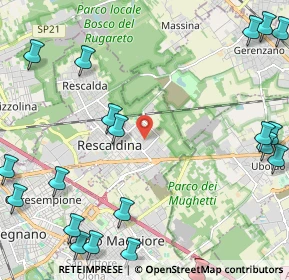 Mappa Via Monza, 20027 Rescaldina MI, Italia (3.251)