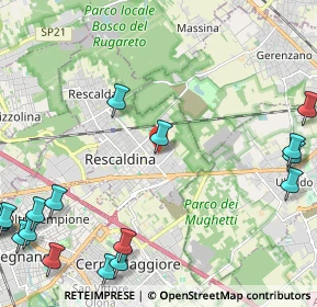 Mappa Via Monza, 20027 Rescaldina MI, Italia (3.34294)