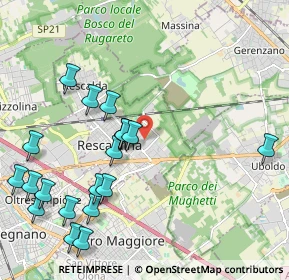 Mappa Via Monza, 20027 Rescaldina MI, Italia (2.3865)