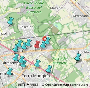 Mappa Via Monza, 20027 Rescaldina MI, Italia (2.41563)