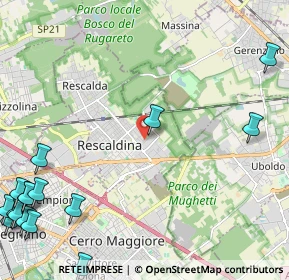 Mappa Via Monza, 20027 Rescaldina MI, Italia (3.61688)