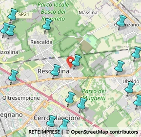 Mappa Via Monza, 20027 Rescaldina MI, Italia (3.06882)