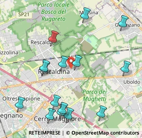 Mappa Via Monza, 20027 Rescaldina MI, Italia (2.374)