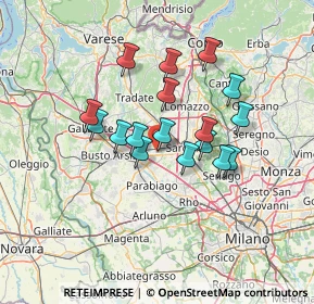 Mappa Via Monza, 20027 Rescaldina MI, Italia (10.98)