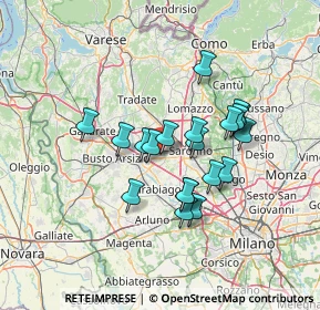 Mappa Via Monza, 20027 Rescaldina MI, Italia (11.109)