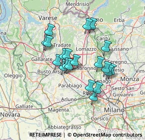 Mappa Via Monza, 20027 Rescaldina MI, Italia (11.127)