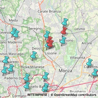 Mappa Vicolo Como, 20851 Lissone MB, Italia (5.466)