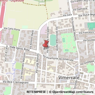Mappa Via V. Pellizzari, 27 / d, 20871 Vimercate, Monza e Brianza (Lombardia)