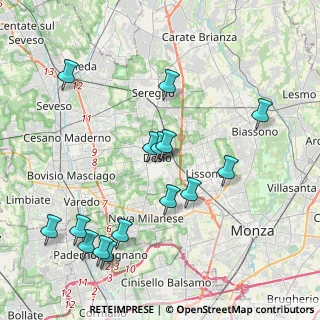 Mappa Via Portichetto, 20832 Desio MB, Italia (4.36)