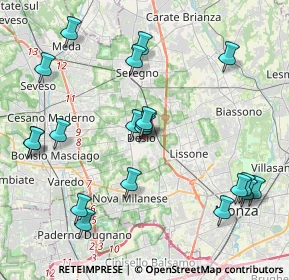 Mappa Via Pio XI, 20033 Desio MB, Italia (4.5865)