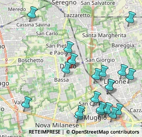 Mappa Via Portichetto, 20033 Desio MB, Italia (2.5625)