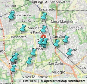 Mappa Via Pio XI, 20033 Desio MB, Italia (2.20412)