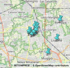 Mappa Via Portichetto, 20033 Desio MB, Italia (1.03333)