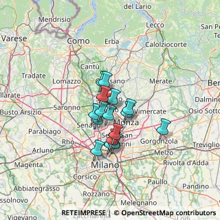 Mappa Via Portichetto, 20832 Desio MB, Italia (8.74813)