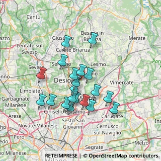 Mappa Via Giovanni Falcone, 20851 Lissone MB, Italia (6.151)