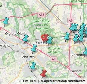 Mappa Via Provinciale, 20027 Rescaldina MI, Italia (5.509)