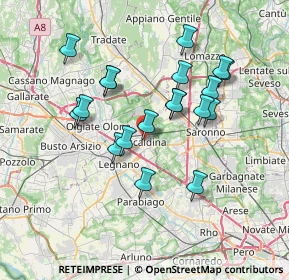 Mappa Via Provinciale, 20027 Rescaldina MI, Italia (6.49789)