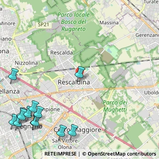 Mappa Via Provinciale, 20027 Rescaldina MI, Italia (3.48846)