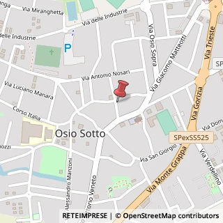 Mappa Via Roma, 14, 24046 Osio Sotto, Bergamo (Lombardia)
