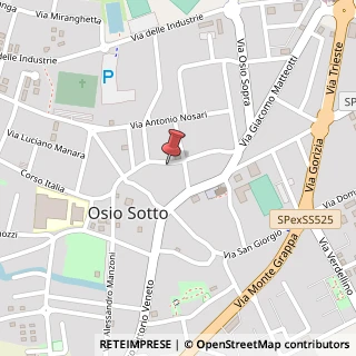 Mappa Via Giacomo Leopardi, 24046 Osio Sotto BG, Italia, 24046 Osio Sotto, Bergamo (Lombardia)