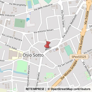 Mappa Via Piave, 10, 24046 Osio Sotto, Bergamo (Lombardia)