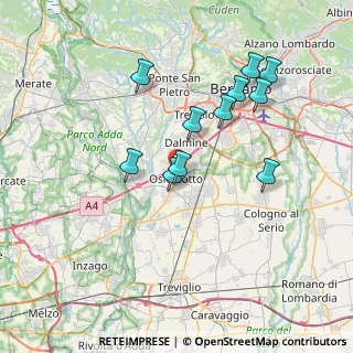 Mappa Via Roma, 24046 Osio Sotto BG, Italia (6.87182)