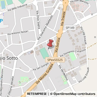 Mappa Via Gaetano Donizetti, 6, 24046 Osio Sotto, Bergamo (Lombardia)