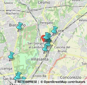 Mappa Via Andrea Mantegna, 20852 Villasanta MB, Italia (2.00727)