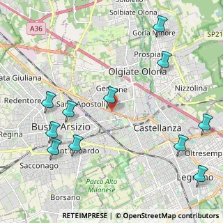 Mappa Via Arezzo, 21052 Busto Arsizio VA, Italia (2.66455)