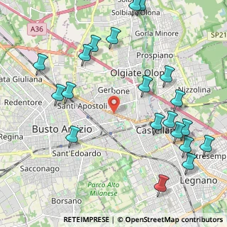Mappa Via Arezzo, 21052 Busto Arsizio VA, Italia (2.6245)