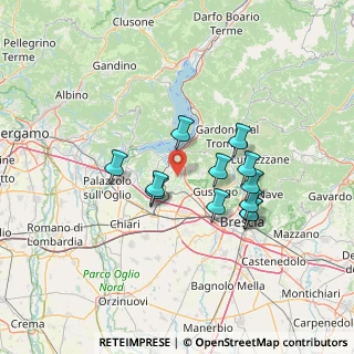 Mappa Via Nobile Osvaldo Fenaroli, 25050 Provaglio d'Iseo BS, Italia (11.68167)