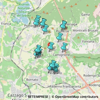 Mappa Via Nobile Osvaldo Fenaroli, 25050 Provaglio d'Iseo BS, Italia (1.61)